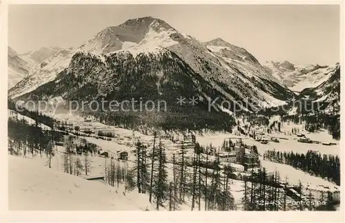 AK / Ansichtskarte Pontresina Panorama Kat. Pontresina