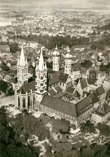 AK / Ansichtskarte Naumburg Saale Dom Fliegeraufnahme Kat. Naumburg