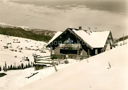 AK / Ansichtskarte Hirschegg Kleinwalsertal Vorarlberg Haus Karl Heim Kat. Mittelberg