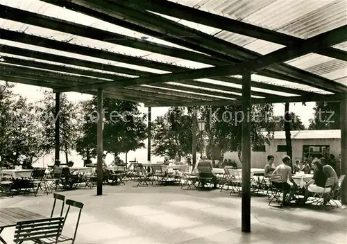 AK / Ansichtskarte Klausdorf Mellensee Strandgaststaette Terrasse Kat. Mellensee