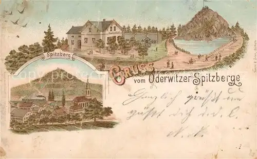 AK / Ansichtskarte Oderwitz Spitzberg Bergrestaurant Litho Deutsche Reichspost Kat. Oderwitz