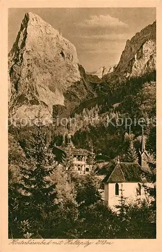 AK / Ansichtskarte Hinterbaernbad mit Haltspitze Kat. Wildermieming