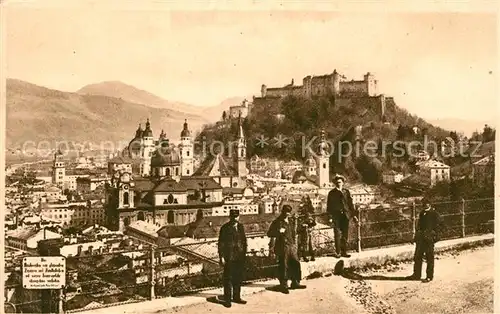 AK / Ansichtskarte Salzburg Oesterreich Blick vom elektr. Aufzug Kat. Salzburg