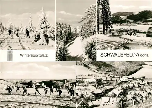 AK / Ansichtskarte Schwalefeld Wintersportplatz Kat. Willingen (Upland)