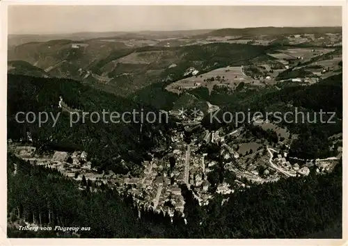 AK / Ansichtskarte Triberg Schwarzwald Fliegeraufnahme Kat. Triberg im Schwarzwald