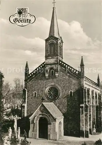 AK / Ansichtskarte Goerlitz Sachsen Katholische Pfarrkirche Heilig Kreuz Kat. Goerlitz