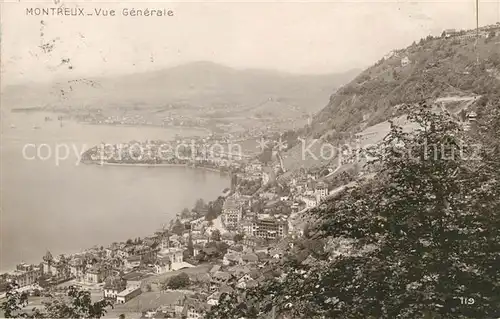 AK / Ansichtskarte Montreux VD Panorama Kat. Montreux