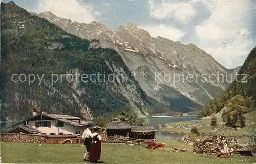 AK / Ansichtskarte Berchtesgaden Obersee Panorama Kat. Berchtesgaden