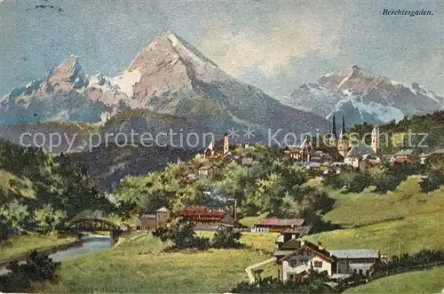 AK / Ansichtskarte Berchtesgaden Panorama Kat. Berchtesgaden