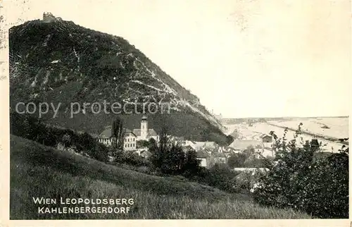 AK / Ansichtskarte Wien Leopoldsberg Kahlenbergerdorf Kat. Wien