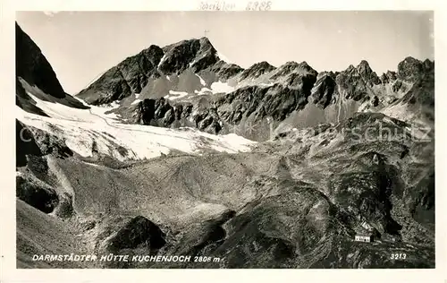 AK / Ansichtskarte Darmstaedter Huette mit Kuchenjoch Kat. Moostal Pians Tirol