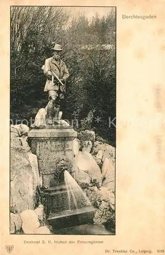 AK / Ansichtskarte Berchtesgaden Denkmal SK Hoheit des Prinzregenten Kat. Berchtesgaden