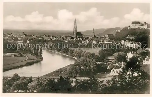 AK / Ansichtskarte Landshut Isar Panorama Kat. Landshut