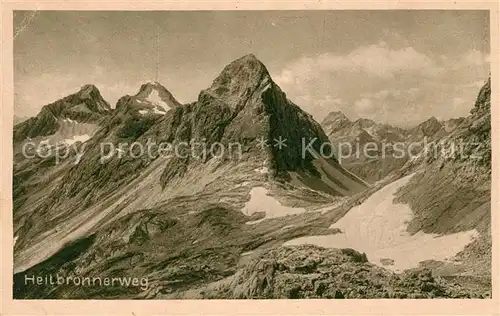 AK / Ansichtskarte Heilbronner Weg Panorama Kat. Oberstdorf