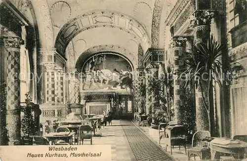 AK / Ansichtskarte Wiesbaden Neues Kurhaus Muschelsaal Kat. Wiesbaden