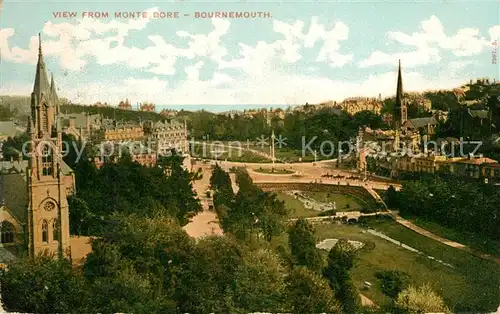 AK / Ansichtskarte Bournemouth UK View from Monte Dore Kat. Bournemouth