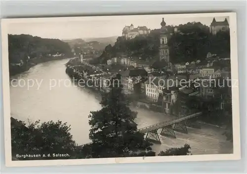 AK / Ansichtskarte Burghausen Salzach Panorama mit Schloss Kat. Burghausen