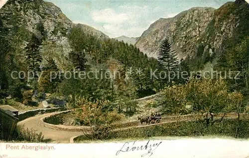 AK / Ansichtskarte Beddgelert Pont Aberglaslyn Landscape Mountains Kat. Gwynedd