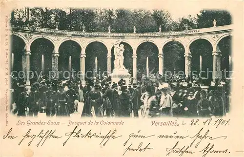 AK / Ansichtskarte Versailles Yvelines Les Grandes Eaux Bosquet de la Colonnade Kat. Versailles