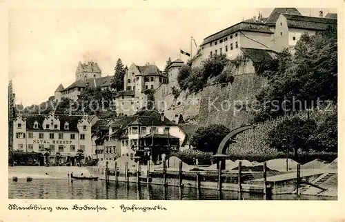 AK / Ansichtskarte Meersburg Bodensee Hafenpartie Kat. Meersburg