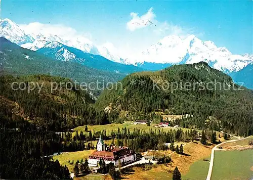 AK / Ansichtskarte Klais Gasthaus Elmau Panorama Kat. Kruen