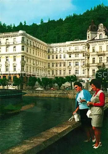 AK / Ansichtskarte Karlovy Vary Grandhotel Moskva Kat. Karlovy Vary Karlsbad