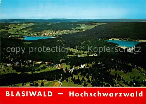 AK / Ansichtskarte Blasiwald Fliegeraufnahme Kat. Schluchsee