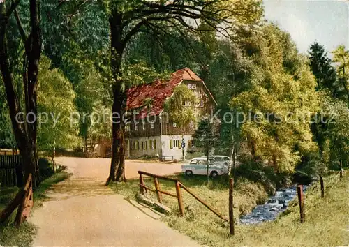 AK / Ansichtskarte Schellerhau HOG Putzmuehle im Poebeltal Kat. Altenberg