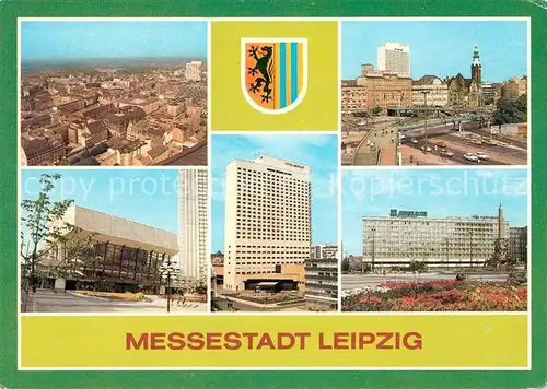 AK / Ansichtskarte Leipzig Stadtblick Friedrich Engels Platz Neues Gewandhaus Hotel Merkur Interhotel Am Ring Kat. Leipzig