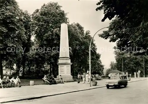 AK / Ansichtskarte Rheinsberg Denkmal Panorama Kat. Rheinsberg