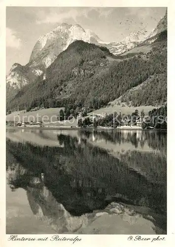 AK / Ansichtskarte Hintersee Berchtesgaden Reiteralpe Kat. Berchtesgaden