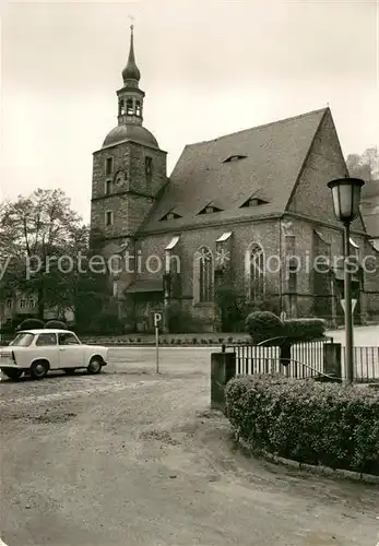 AK / Ansichtskarte Glashuette Sachsen Kirche Kat. Glashuette Sachsen