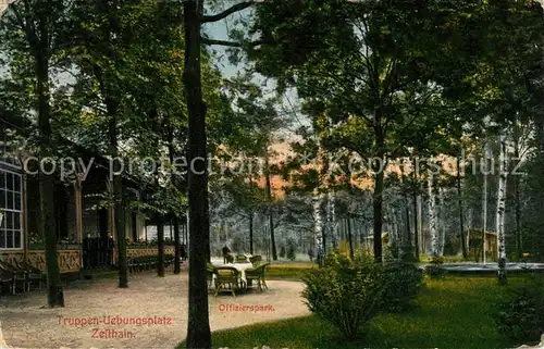 AK / Ansichtskarte Zeithain Truppenuebungsplatz Offizierspark Kat. Zeithain