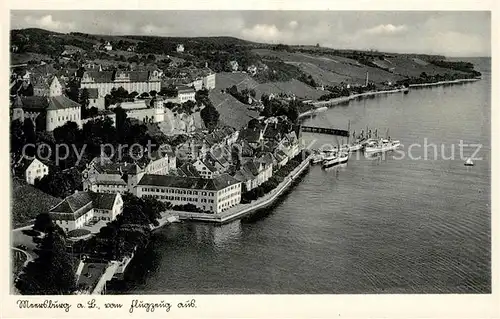 AK / Ansichtskarte Meersburg Bodensee Fliegeraufnahme Kat. Meersburg