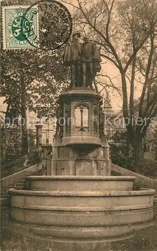 AK / Ansichtskarte Bruxelles Bruessel Staute des Comtes Egmont Horne Kat. 