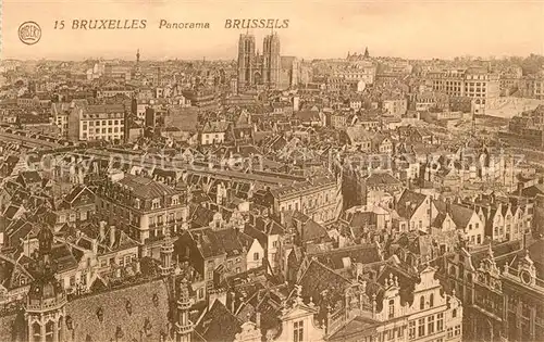 AK / Ansichtskarte Bruessel Bruxelles Panorama Kat. 