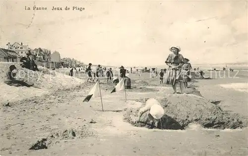 AK / Ansichtskarte La Panne Strandleben Kat. 