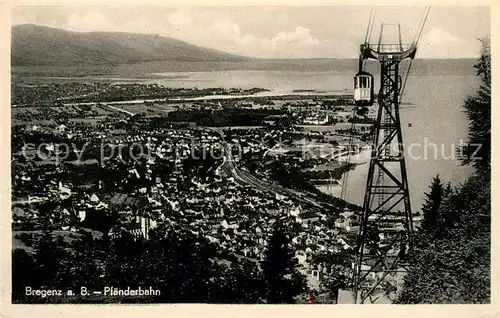 AK / Ansichtskarte Bregenz Bodensee Pfaenderbahn