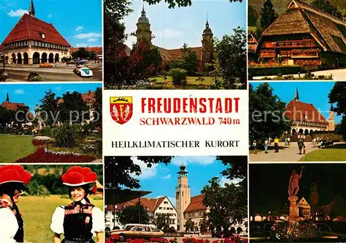 AK / Ansichtskarte Freudenstadt Tracht Teilansichten Kat. Freudenstadt