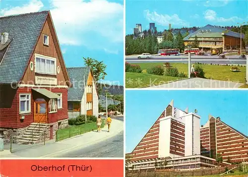 AK / Ansichtskarte Oberhof Thueringen Jugendherberge Edgar Andre PdF Interhotel Panorama Kat. Oberhof Thueringen