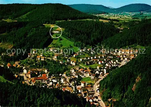 AK / Ansichtskarte Lauterbach Schwarzwald Fliegeraufnahme mit Kurheim Berlin Kat. Lauterbach