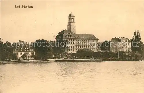 AK / Ansichtskarte Bad Schachen Lindau Ansicht vom See aus Kat. Lindau (Bodensee)