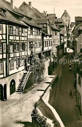 AK / Ansichtskarte Meersburg Bodensee Steigstrasse Altstadt Fachwerkhaeuser Kat. Meersburg