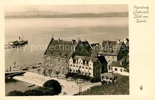 AK / Ansichtskarte Meersburg Bodensee Panorama Blick vom Kaenzle Kat. Meersburg