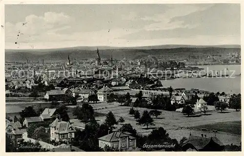 AK / Ansichtskarte Konstanz Bodensee Gesamtansicht Kat. Konstanz