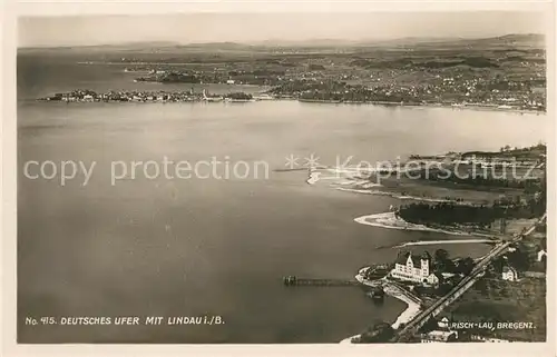 AK / Ansichtskarte Lindau Bodensee Fliegeraufnahme  Kat. Lindau (Bodensee)