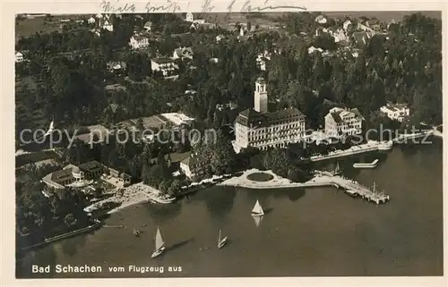 AK / Ansichtskarte Bad Schachen Lindau Fliegeraufnahme Kat. Lindau (Bodensee)