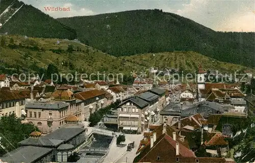 AK / Ansichtskarte Wildbad Schwarzwald Panorama Kat. Bad Wildbad