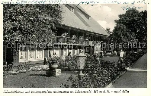 AK / Ansichtskarte Hinterzarten Hotel Adler Kat. Hinterzarten