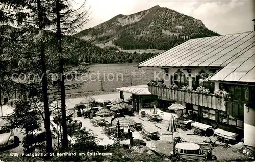 AK / Ansichtskarte Spitzingsee Postgasthof St. Bernhard  Kat. Schliersee